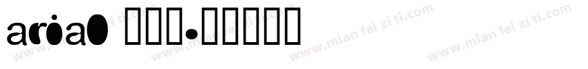 arial 中西方字体转换